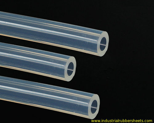 Tuyau transparent de silicone de catégorie comestible, tube de silicone, tuyauterie de silicone
